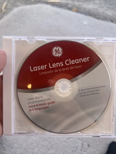 Laser lens cleaner dvd - ge,